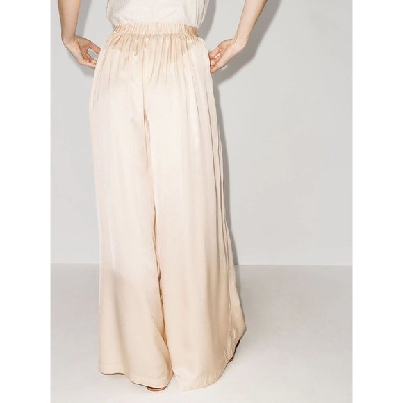 Staud Astor Wide Leg Pants Champagne - Picture 8 of 8